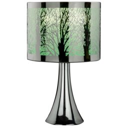 Tree Silver Scene Touch Table Lamp - Wilko - thumbnail 1