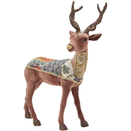 The Seasonal Gift Co. Standing Deer Sideways Looking Christmas Decoration - Size: 41 x 32 x 19cm - Brown - Wilko - thumbnail 3