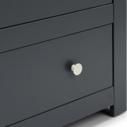 Julian Bowen Radley 4 Drawer Anthracite Chest of Drawers - Black - Wilko - thumbnail 7