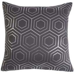 Serene Element Charcoal Cushion Cover 43 x 43cm - Grey - Wilko