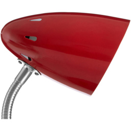 Premier Housewares Red Gloss Desk Lamp - Size: 13 x 13 x 37cm - Wilko - thumbnail 4