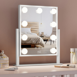 Marco Paul Neo LED Hollywood Vanity Touch Mirror - Size: 25 x 36cm - Silver - Wilko - thumbnail 6