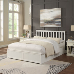 Selena Ottoman Bed - White/Double - Wilko - thumbnail 6