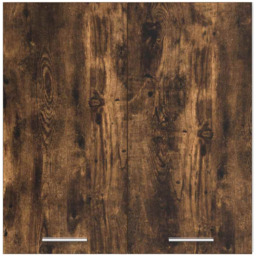 vidaXL Lyon 2 Door Smoked Oak Hanging Cabinet - Size: 60 x 60 x 31cm - Brown - Wilko - thumbnail 7