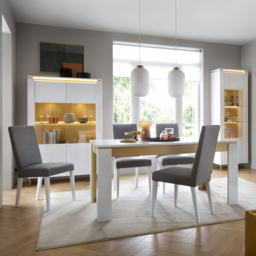 Furniture To Go Lazio Vitrin 2 Door Alpine White Cabinet - Wilko - thumbnail 5