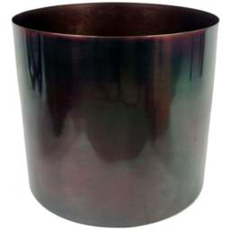 Botanik Iridescent Rainbow Metal Planter 18 x 20cm - Size: 18 x 20 x 20cm - Green - Wilko - thumbnail 1