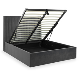 Julian Bowen Langham Super King Grey Storage Ottoman Bed - Wilko - thumbnail 6