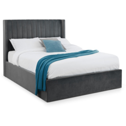 Julian Bowen Langham Super King Grey Storage Ottoman Bed - Wilko - thumbnail 3
