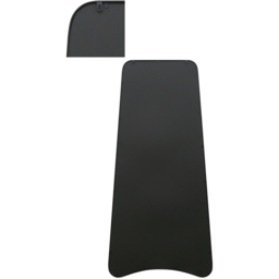 MirrorOutlet The Coartans Black Metal Trapezoid Outdoor Garden Wall Mirror 200 x 85cm - Size: 200 x 95 x 3cm - Wilko - thumbnail 5