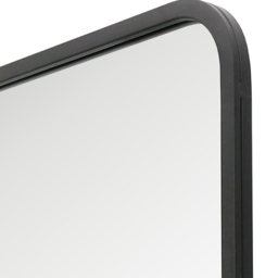 MirrorOutlet The Coartans Black Metal Trapezoid Outdoor Garden Wall Mirror 200 x 85cm - Size: 200 x 95 x 3cm - Wilko - thumbnail 7