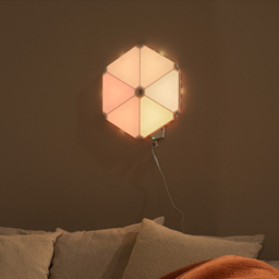 ValueLights Smart App-Control Music Sync Wall Gaming Triangle Light Kit - Size: 2 x 35 x 39cm - White - Wilko - thumbnail 3