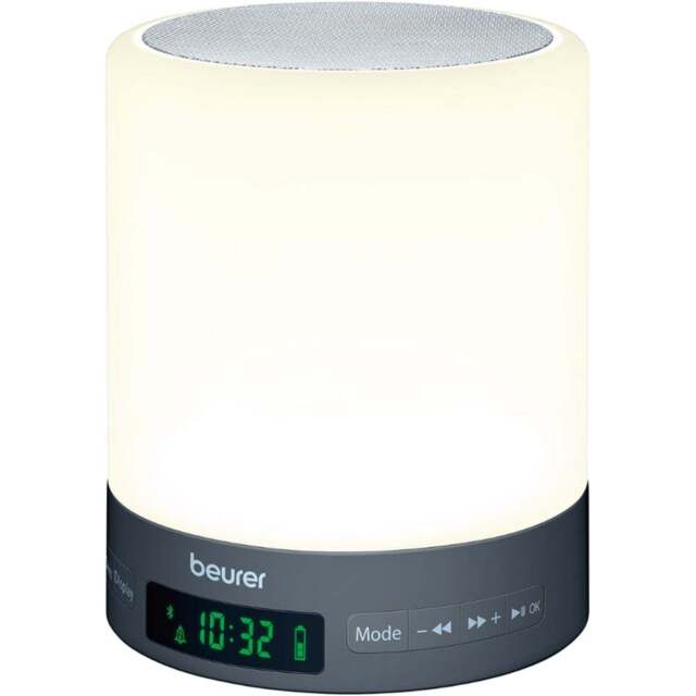 Beurer Wake-up Clock and Mood Light - Size: 20.1 x 13.2 x 13.1cm - White - Wilko - image 1