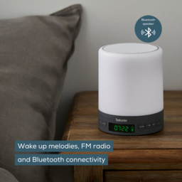 Beurer Wake-up Clock and Mood Light - Size: 20.1 x 13.2 x 13.1cm - White - Wilko - thumbnail 6
