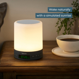 Beurer Wake-up Clock and Mood Light - Size: 20.1 x 13.2 x 13.1cm - White - Wilko - thumbnail 3
