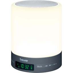 Beurer Wake-up Clock and Mood Light - Size: 20.1 x 13.2 x 13.1cm - White - Wilko