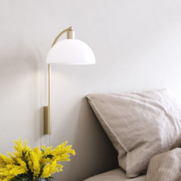 Nordlux Ellen 20 Brass Wall Light - Size: 43 x 26 x 20cm - Gold - Wilko - thumbnail 3