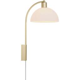 Nordlux Ellen 20 Brass Wall Light - Size: 43 x 26 x 20cm - Gold - Wilko