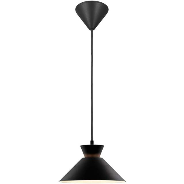 Nordlux Dial 25 Black Pendant Light - Size: 13.5 x 25 x 25cm - Wilko - image 1