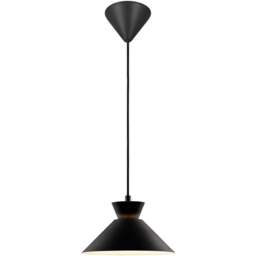 Nordlux Dial 25 Black Pendant Light - Size: 13.5 x 25 x 25cm - Wilko