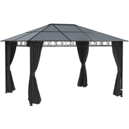 Outsunny 3 x 4m Grey Steel and Aluminium Gazebo - Size: 185 x 55 x 18.5cm - Wilko - thumbnail 3