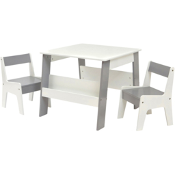 Liberty House Toys Kids Table and Chairs with Bookshelves - Size: 51 x 60 x 60cm - Wilko - thumbnail 3