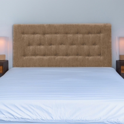 Bedmaster Lona Super King Size Mink Chenille Buttoned Headboard - Cream - Wilko - thumbnail 1