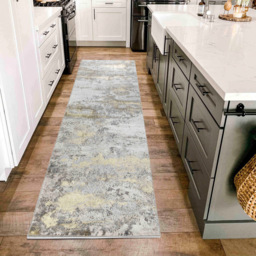 Desire Rugs Onyx Gold Living Room Abstract Area Rug 200 x 290cm - Wilko - thumbnail 5