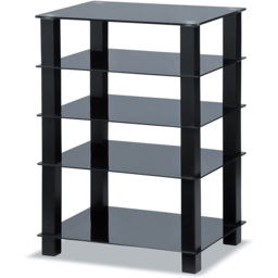 Centurion Supports Trinity Gloss Black 5 Shelf TV Unit - Size: 82 x 60 x 45cm - Wilko - thumbnail 7