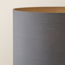 ValueLights Marissa Reni Charcoal Grey Shade and Chrome Ball LED Floor Lamp - Size: 145 x 45 x 45cm - Silver - Wilko - thumbnail 4