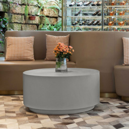 Elementi Rome Space Grey GRC Coffee Table - Size: 41 x 86 x 86cm - Wilko - thumbnail 5