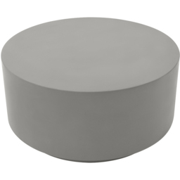 Elementi Rome Space Grey GRC Coffee Table - Size: 41 x 86 x 86cm - Wilko - thumbnail 3