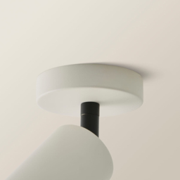 ValueLights Taylor Matte Beige Tube Adjustable Ceiling Spotlight with Bulb - Size: 20 x 9 x 9cm - Wilko - thumbnail 4