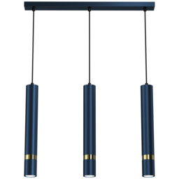 Milagro Joker Blue 3 Pendant Lamp 230V - Size: 8 x 60 x 90cm - Wilko - thumbnail 4