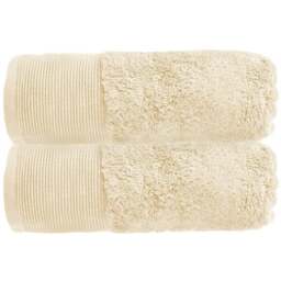 Allure Bath Fashions Bamboo Sand Luxury Marlborough Hand Towel - Size: 50 x 90cm - Brown - Wilko