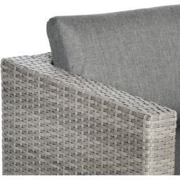 Outsunny 4 Seater Grey Rattan Corner Lounge Set - Wilko - thumbnail 4