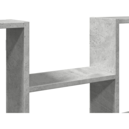 vidaXL 5 Shelf Concrete Grey Wooden Floating Wall Shelf - Size: 60 x 15 x 99cm - Wilko - thumbnail 7