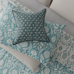 Helena Springfield Double Teal Sunflowers Duvet Set - Wilko - thumbnail 4