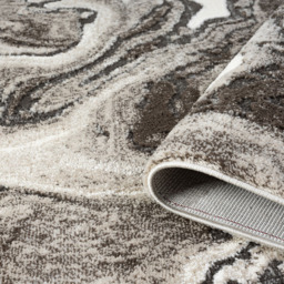 Desire Rugs Eleanor Mocha Marble Embossed Rug 160 x 230cm - Size: 230 x 160 x 2cm - Brown - Wilko - thumbnail 4