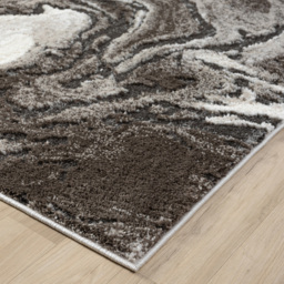 Desire Rugs Eleanor Mocha Marble Embossed Rug 160 x 230cm - Size: 230 x 160 x 2cm - Brown - Wilko - thumbnail 5