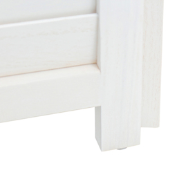 Living and Home 3 Panel White Folding Solid Wood Indoor Privacy Screen - Size: 170 x 120 x 1cm - Wilko - thumbnail 5