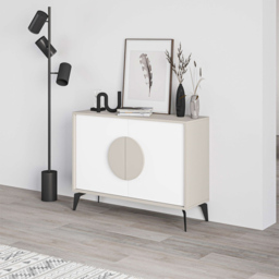Decortie Gora Sandstone and White Console Sideboard - Multi - Wilko - thumbnail 6