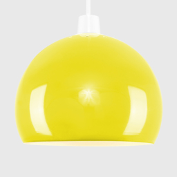 ValueLights Mini Arco Yellow Metal Pendant Shade - Size: 17 x 21.5 x 21.5cm - Wilko - thumbnail 5