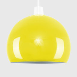 ValueLights Mini Arco Yellow Metal Pendant Shade - Size: 17 x 21.5 x 21.5cm - Wilko - thumbnail 4