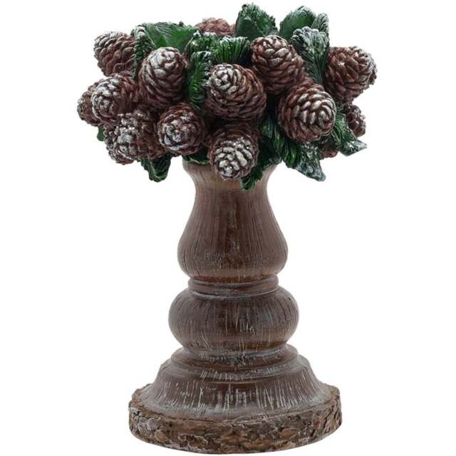 The Seasonal Gift Co. Cones Candle Stick - Size: 21 x 15 x 15cm - Brown - Wilko - image 1