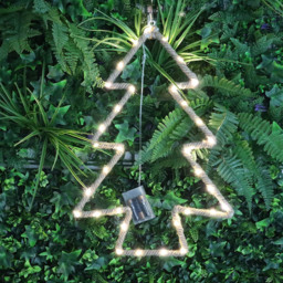 Shatchi 33 Warm White LED Christmas Tree Hemp Rope Lights - Brown - Wilko - thumbnail 3