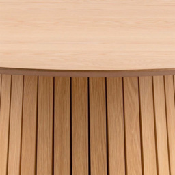 Florence Christo 4 Seater Round Dining Table Oak - Brown - Furniture To Go - Wilko - thumbnail 5