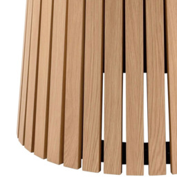 Florence Christo 4 Seater Round Dining Table Oak - Brown - Furniture To Go - Wilko - thumbnail 6