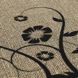 JVL Elegance Trailing Flower Door Mat 50 x 75cm - Cream - JVL Homewares - Wilko - thumbnail 6