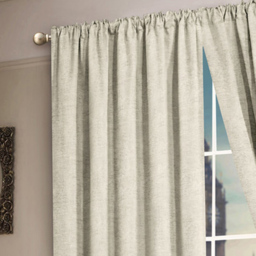 Intimates Plain Chenille Cream Tape Top Curtains 229 x 183cm - Size: W 229 x D 183cm - Wilko - thumbnail 3