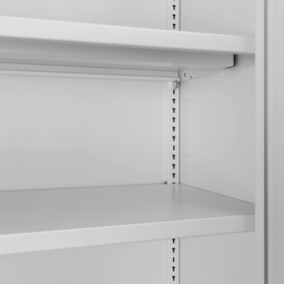 MMT Furniture Designs 2 Door Grey Stainless Steel Lockable Tall Filing Cabinet - Size: 180 x 90 x 40cm - Wilko - thumbnail 7